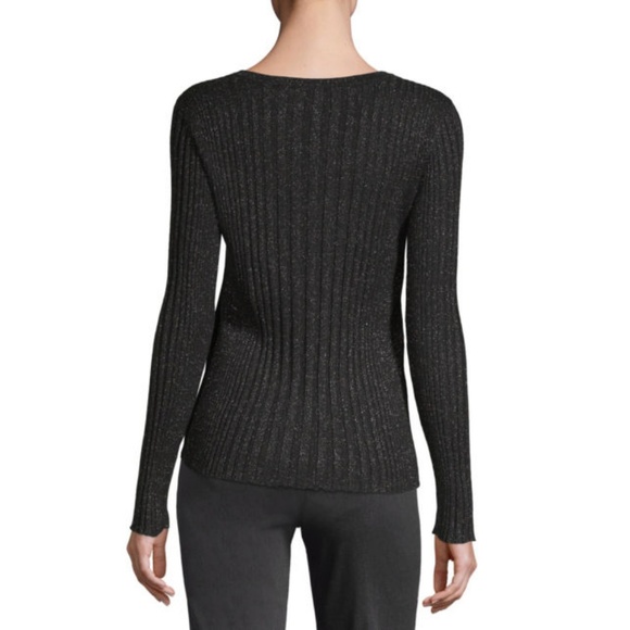 Liz Claiborne Career V Neck Long Sleeve Pullover - Picture 2 of 3